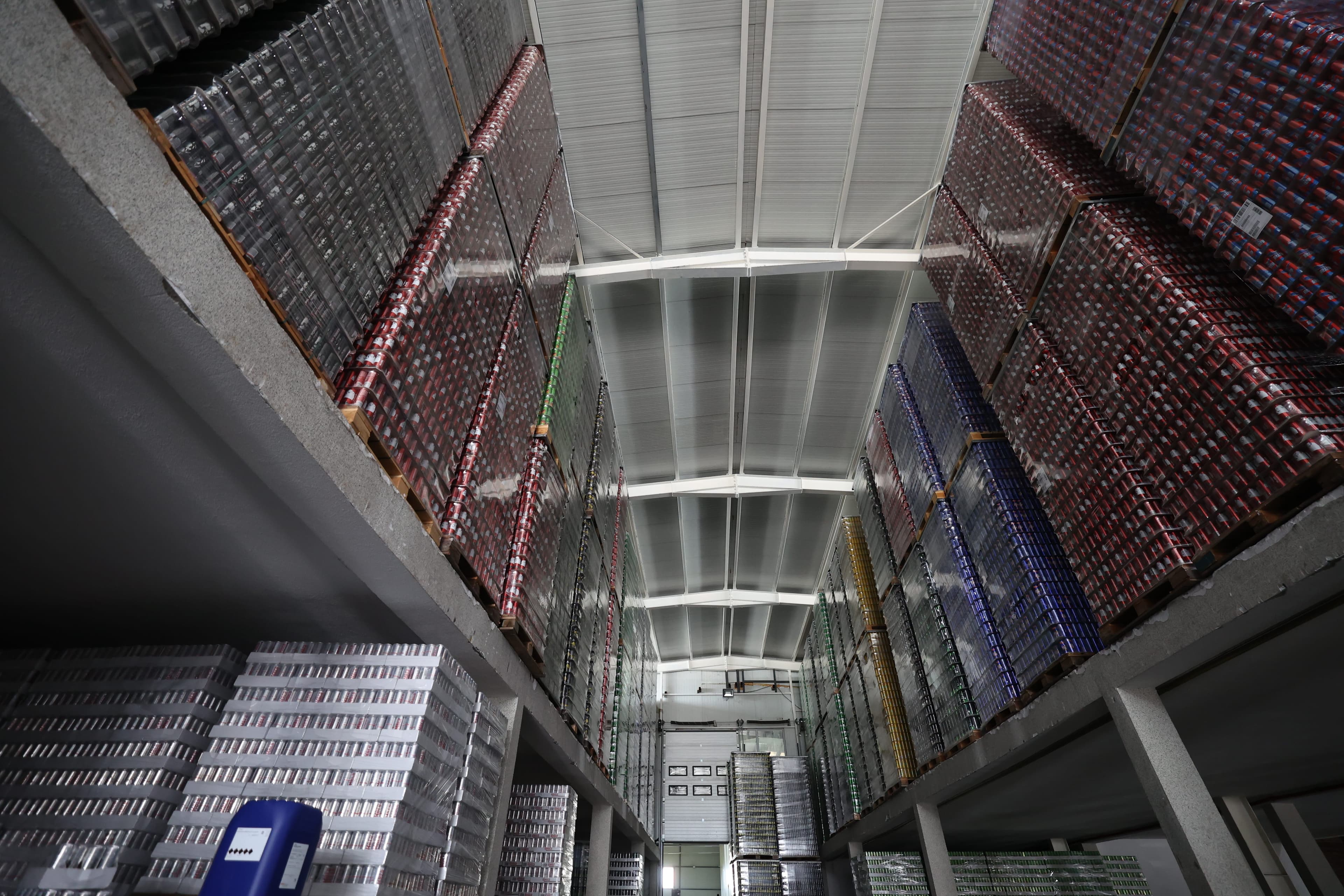 Warehouse aisle production run